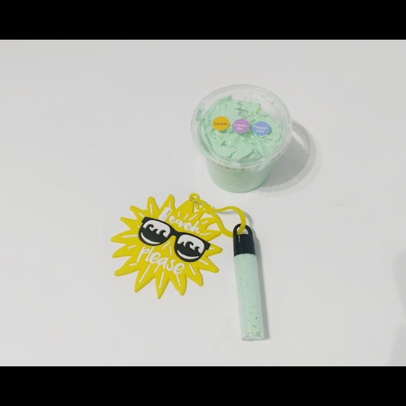 Green Wearable crunchy scented slime - Picture 5 of 6